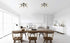 Sputnik Chandelier with 8 Socket Flush Mount Ceiling Light